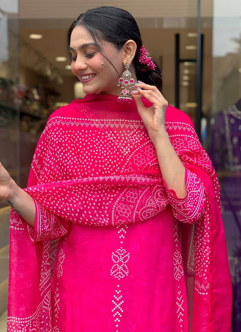 Vellora Crepe Pink Daily Wear Embroidery Work Readymade Straight Suit - Distacart