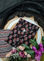 Vellora Cotton Black Daily Wear Printed Readymade Suit - Distacart