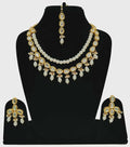 Joban Fashion Hand Made High Quality Gold Plated Base Metal Alloy Kundan Stone Studded Kundan Jewellery Set