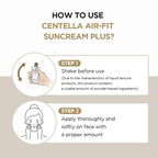SKIN1004 Madagascar Centella Air-Fit All Skin Type Suncream Plus, Spf50+ Pa++++