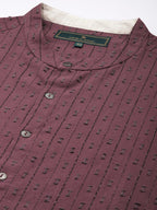 House of Pataudi Woven Design Straight Jashn Kurta