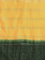 Sangria Women Green Ethnic Motifs Embroidered Pure Cotton Kurta with Trousers & With Dupatta