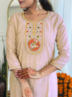Vellora Bsy Viscose Chiku Daily Wear Sequins Work Readymade Suit - Distacart