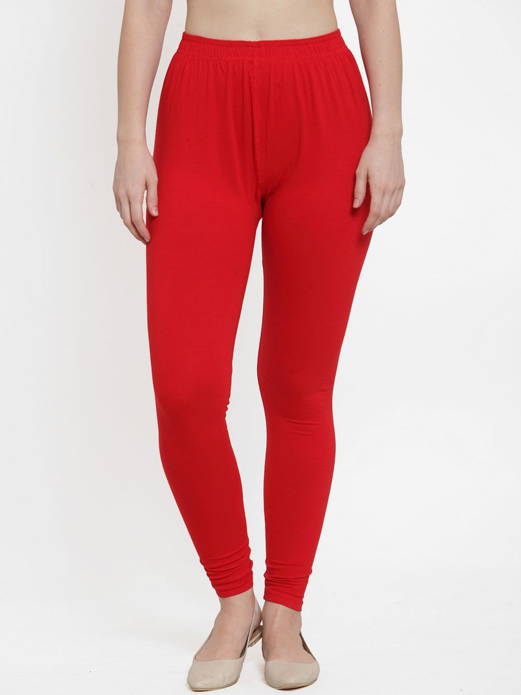 TAG 7 Women Pack Of 2 Solid Churidar-Length Leggings