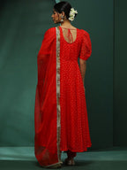 Sangria Printed Kurta & Trouser With Dupatta