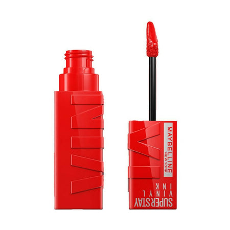 Maybelline New York Super Stay Vinyl Ink Liquid Lipstick, Instant Shine Lasts Up To 16H - 25 Red Hot