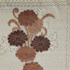 Kuber Industries Center 4 Seater Table Cover - Brown
