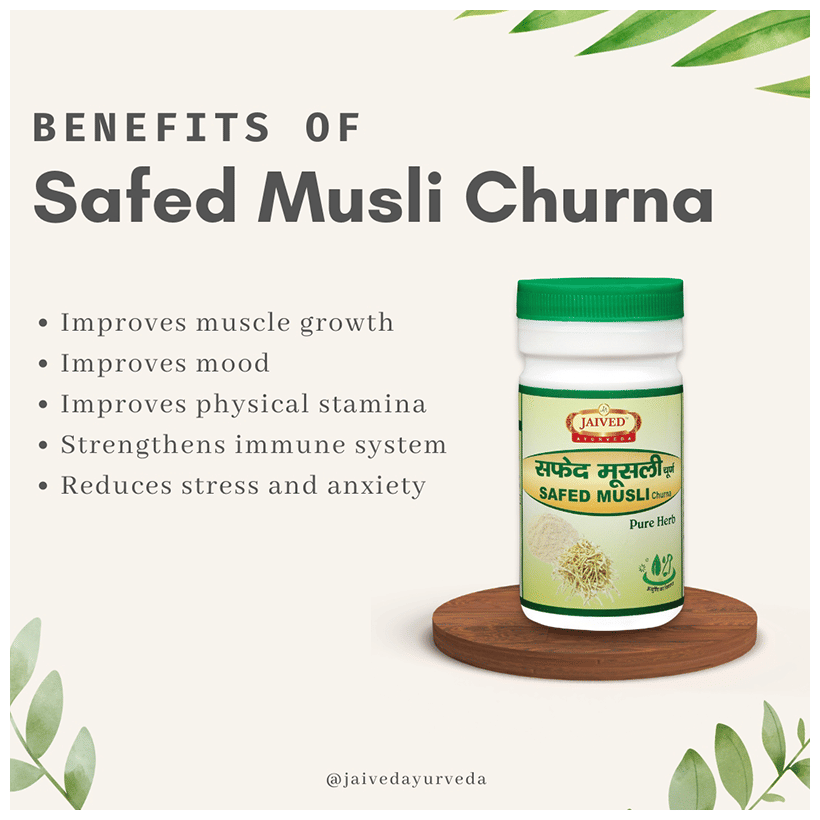 Jaived Ayurveda Safed Musli Churna