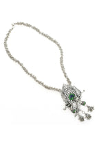 Mominos Fashion Johar Kamal Oxidised Silver-Plated Brass Finish Bansuri Long Necklace For Women (Silver) - Distacart