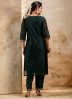 Vellora Chanderi Silk Lavender Party Wear Embroidery Work Readymade Salwar Suit - Distacart