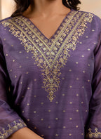 Vellora Chanderi Silk Pink Party Wear Embroidery Work Readymade Salwar Suit - Distacart