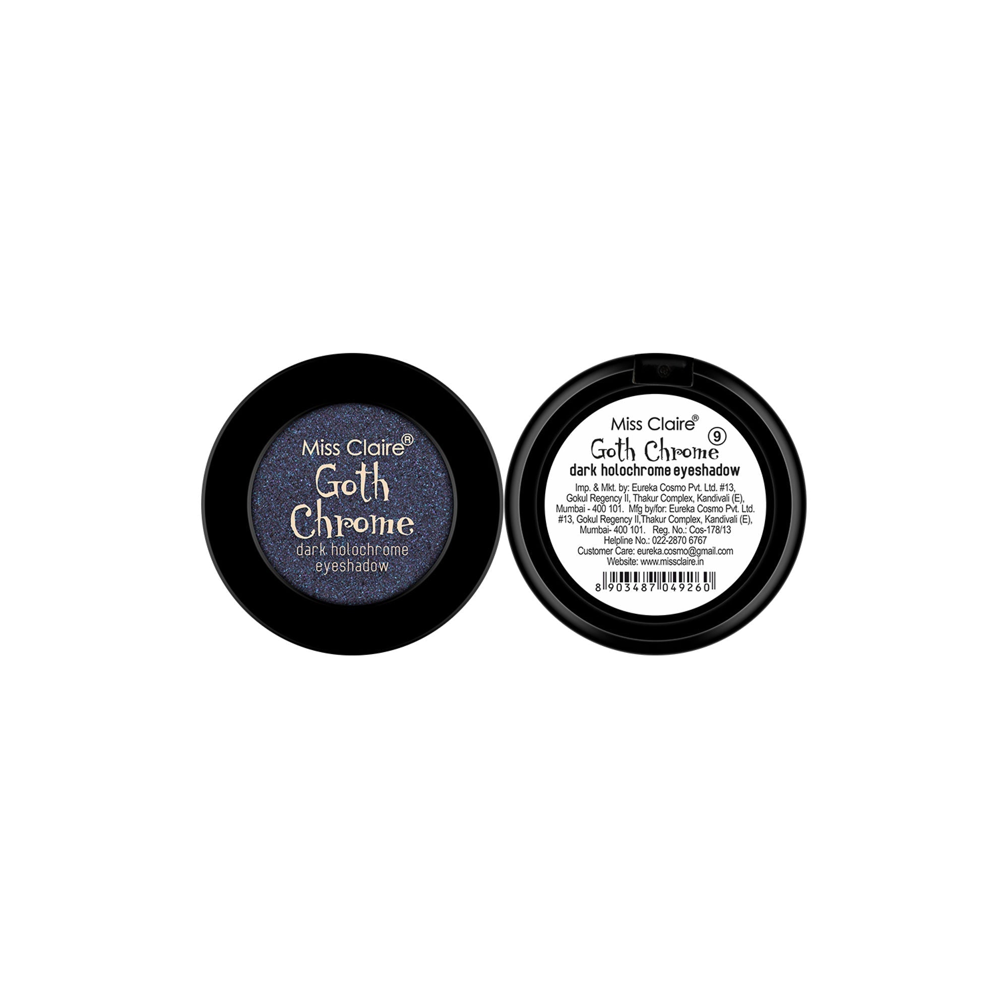 Miss Claire Goth Chrome Eyeshadow - 9 - Distacart