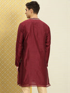 House of Pataudi Men Yoke Design Long Sleeves Jashn Kurta