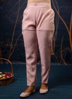 Vellora Shimmer Silk Red Casual Wear Hand Work Readymade Salwar Suit - Distacart