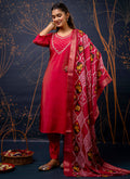 Vellora Shimmer Silk Olive Green Casual Wear Hand Work Readymade Salwar Suit - Distacart