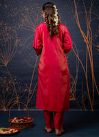 Vellora Shimmer Silk Olive Green Casual Wear Hand Work Readymade Salwar Suit - Distacart
