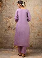 Vellora Silk Blend Lavender Party Wear Embroidery Work Readymade Salwar Suit - Distacart