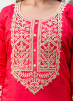 Vellora Silk Blend Pink Party Wear Embroidery Work Readymade Salwar Suit - Distacart