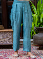 Vellora Silk Blend Blue Party Wear Embroidery Work Readymade Salwar Suit - Distacart