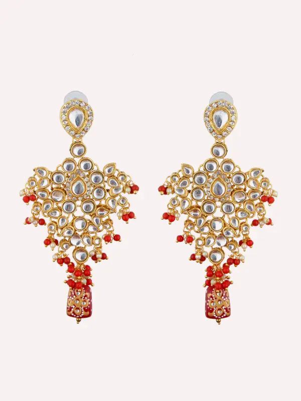 Tehzeeb Creations Kundan Bridal Set for Women & Girls