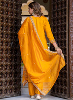 Vellora Silk Blend Baby Pink Occasional Wear Embroidery Work Readymade Salwar Suit - Distacart