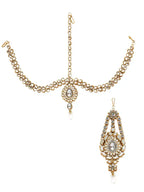 Tehzeeb Creations Traditional Kundan Bridal Set