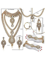 Tehzeeb Creations Traditional Kundan Bridal Set