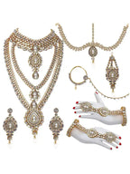 Tehzeeb Creations Traditional Kundan Bridal Set