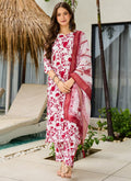 Vellora Red Daily Wear Printed Work Readymade Kurti - Distacart