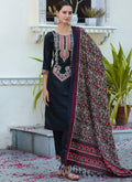 Vellora Silk Blend Black Ocassional Wear Embroidery Work Readymade Salwar Suit - Distacart