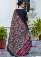 Vellora Silk Blend Black Ocassional Wear Embroidery Work Readymade Salwar Suit - Distacart