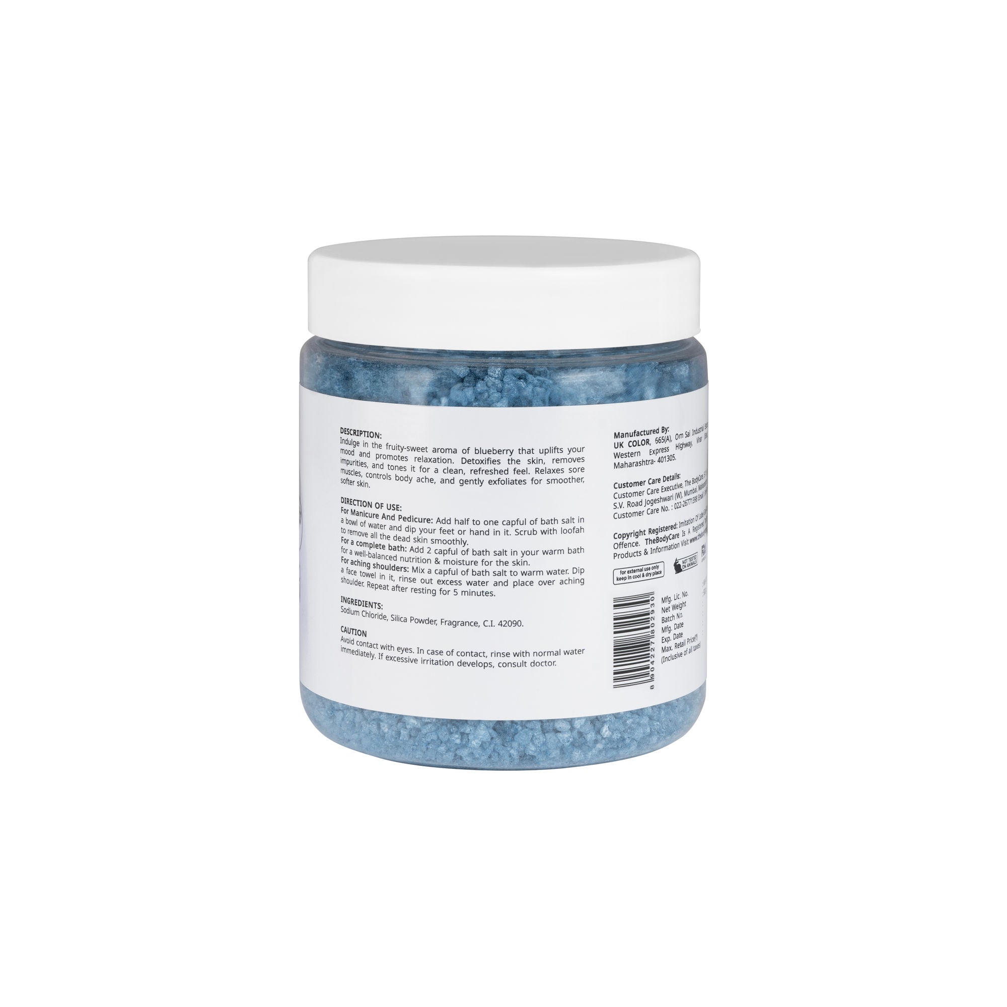 The Body Care Blueberry Bathsalt