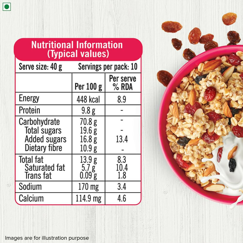 Tata Soulfull Millet Granola (Almonds & Cranberries) - Distacart
