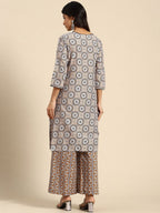 All About You Ethnic Motifs Printed Kurta with Palazzos