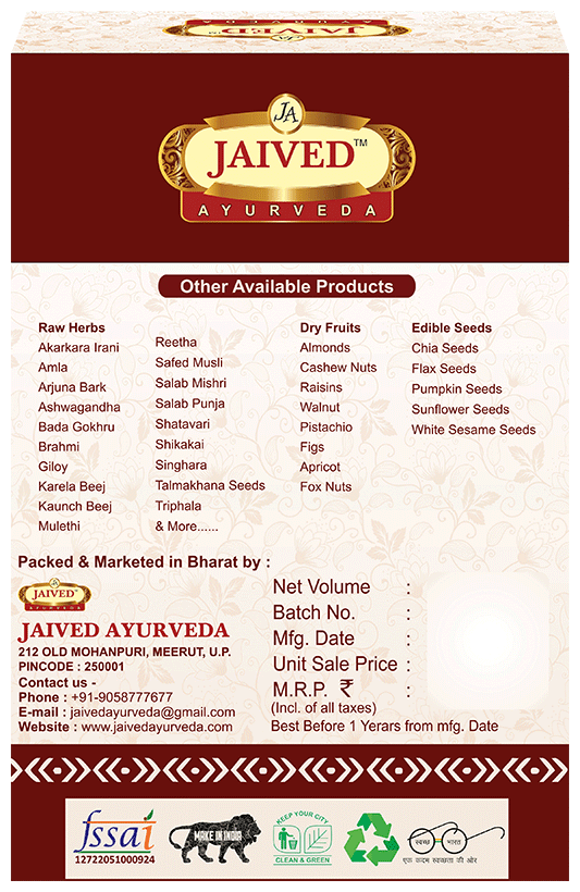 Jaived Ayurveda Akarkara Irani