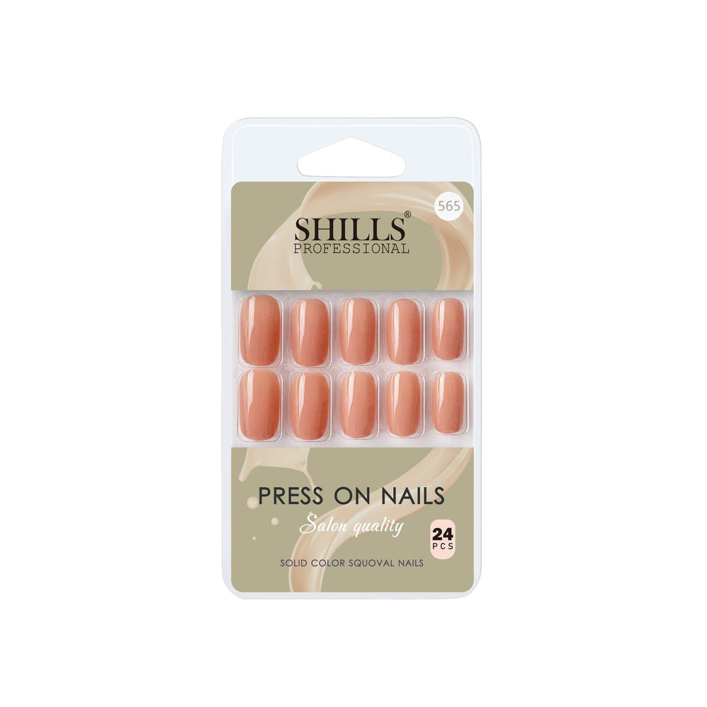 shills professional reusable press on nails square spn565