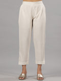 Juniper Women Natural Liva Rayon Solid Pants - Distacart