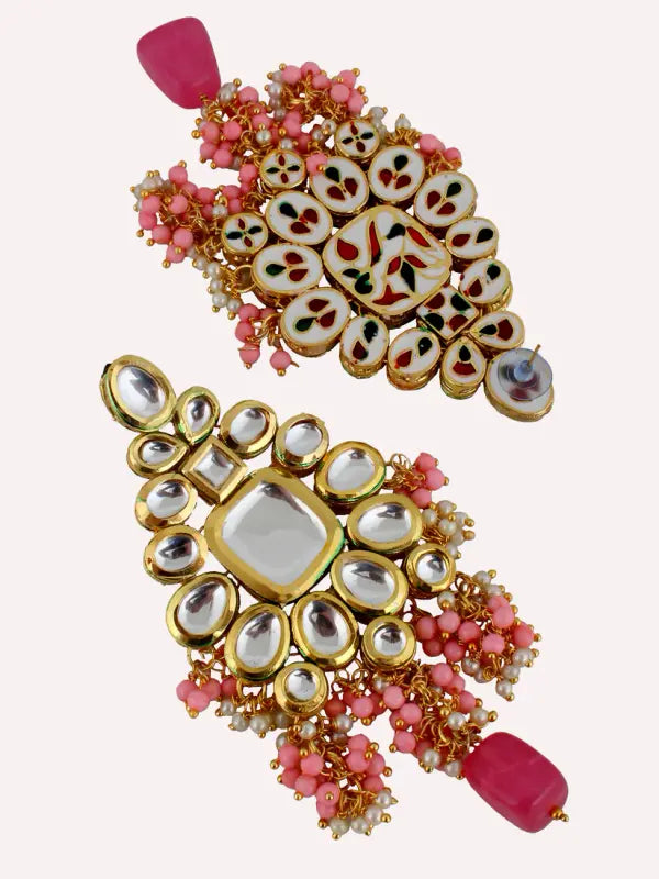 Tehzeeb Creations Kundan Bridal Set for Women & Girls