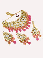 Tehzeeb Creations Kundan Bridal Set for Women & Girls