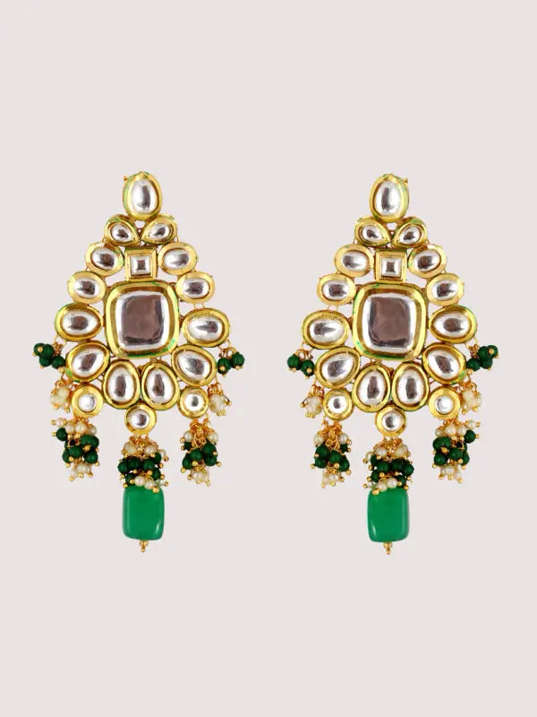 Tehzeeb Creations Kundan Bridal Set for Women & Girls