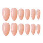 shills professional reusable press on nails almond spn630