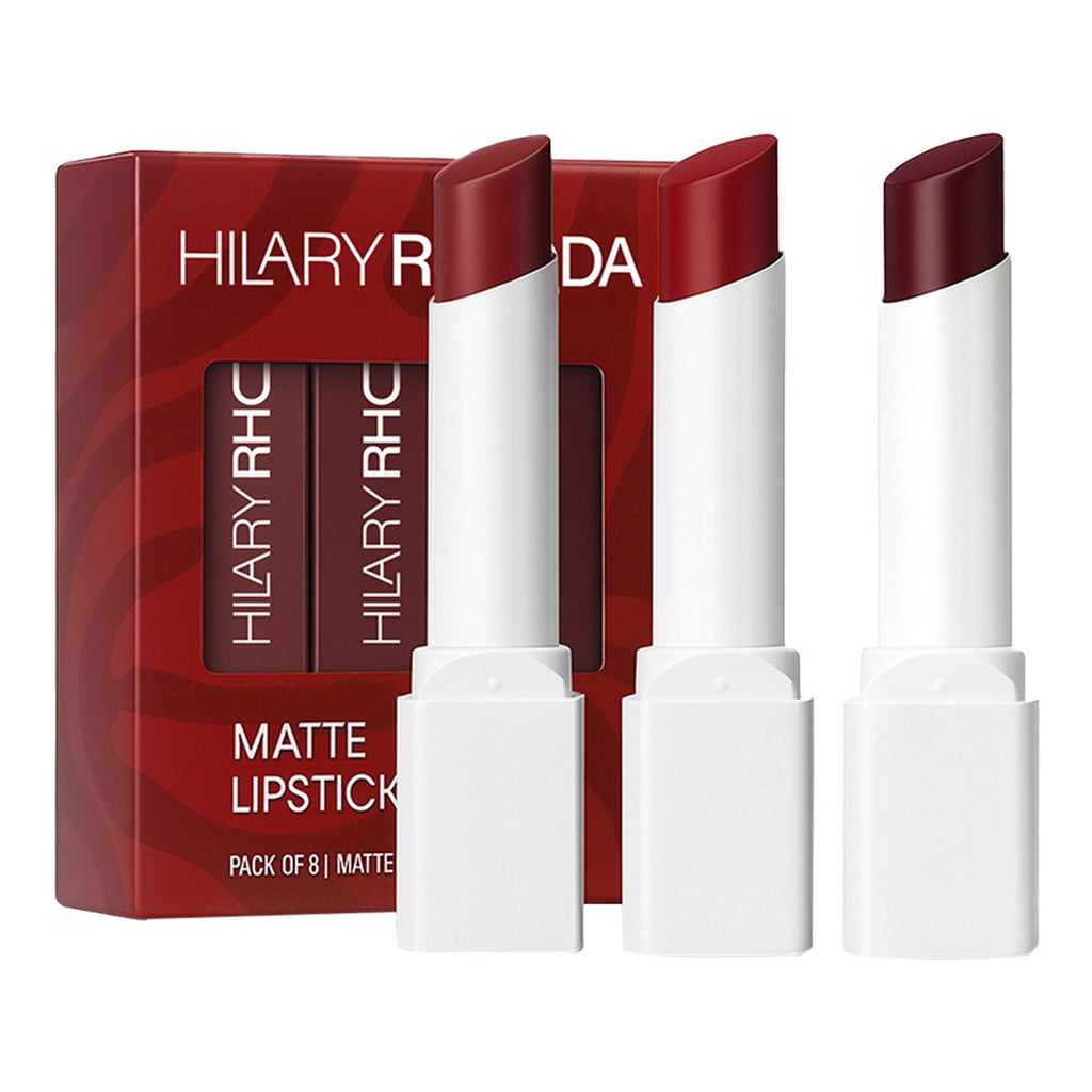 Hilary Rhoda Matte Lipstick Pack Of 3 - Red-Volution Trio 01 - Distacart