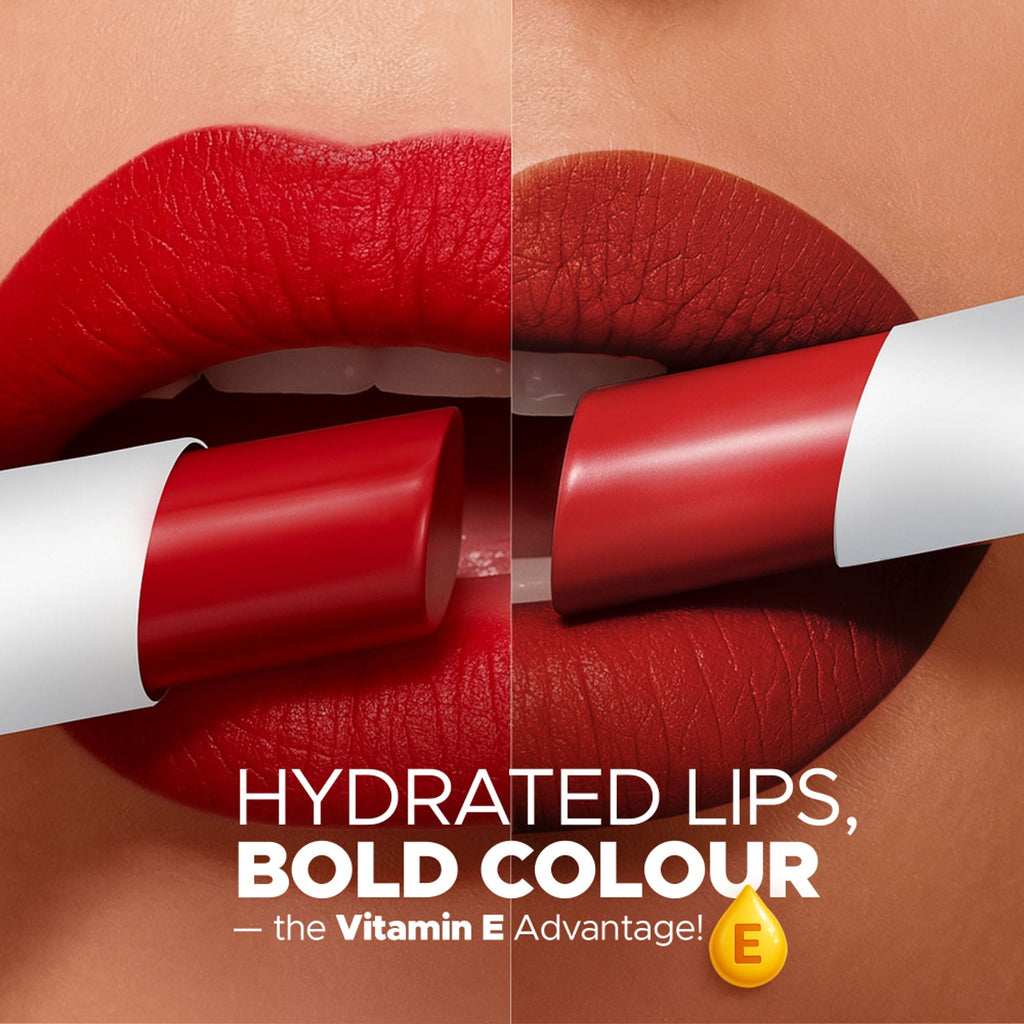 Hilary Rhoda Matte Lipstick Pack Of 3 - Red-Volution Trio 01 - Distacart