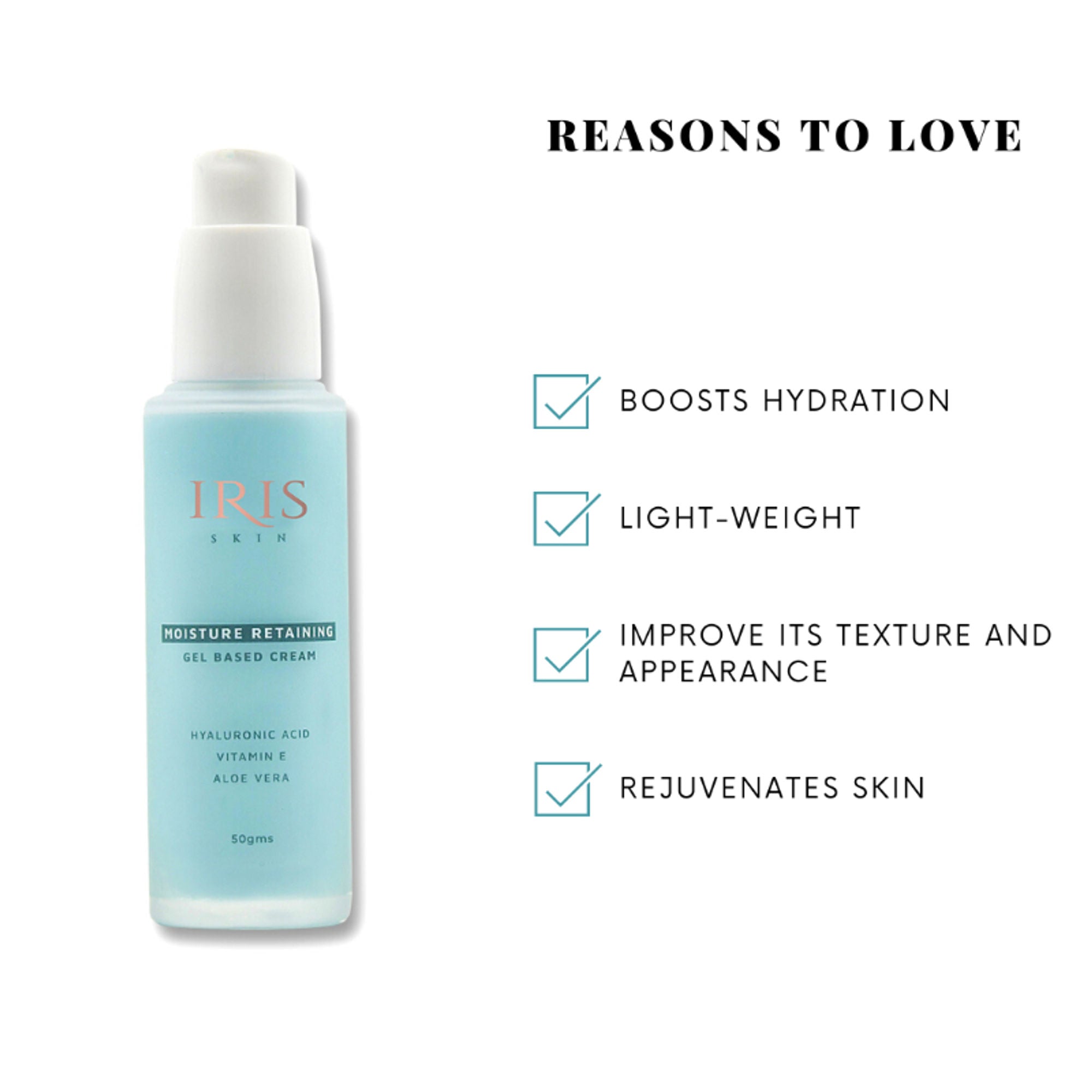 IRIS COSMETICS Skin Moisture Retaining Gel Based Cream