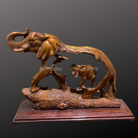 Brass Elephant Décor