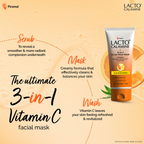 Lacto Calamine 3 - In - 1 Vitamin C Face Scrub - Mask - Wash