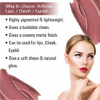 Vellasio Vegan Lip and cheek tint - Total brown