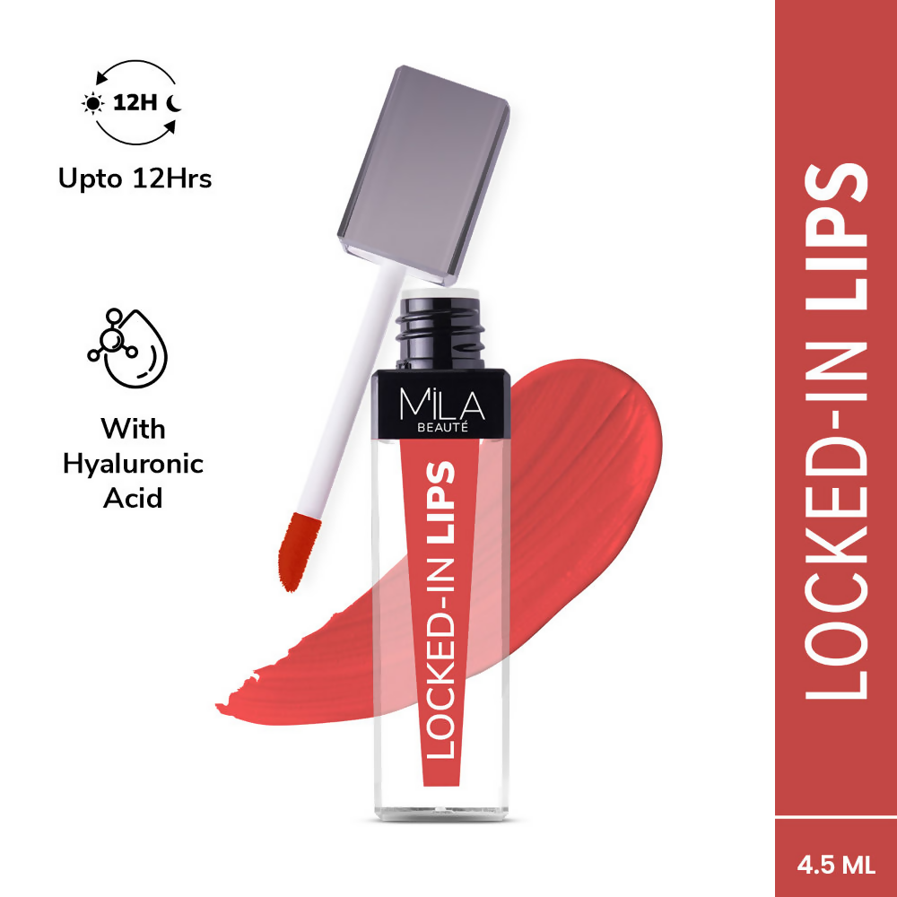 Mila Beaute 12 Hr Non-Transfer Locked-In Liquid Lipstick - Hazel Creme