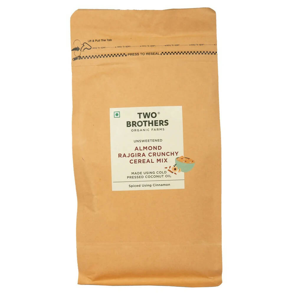 Two Brothers Organic Farms Almond Rajgira Crunchy Cereal Mix