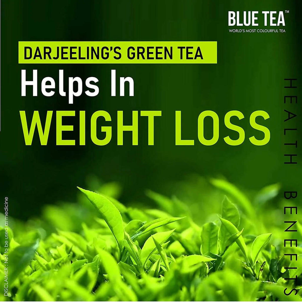 Blue Tea Organic Moringa Green Tea - Distacart